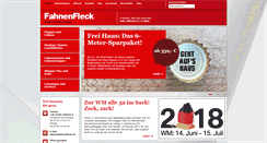 Desktop Screenshot of fahnenfleck.de