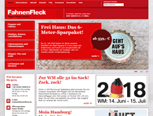 Tablet Screenshot of fahnenfleck.de